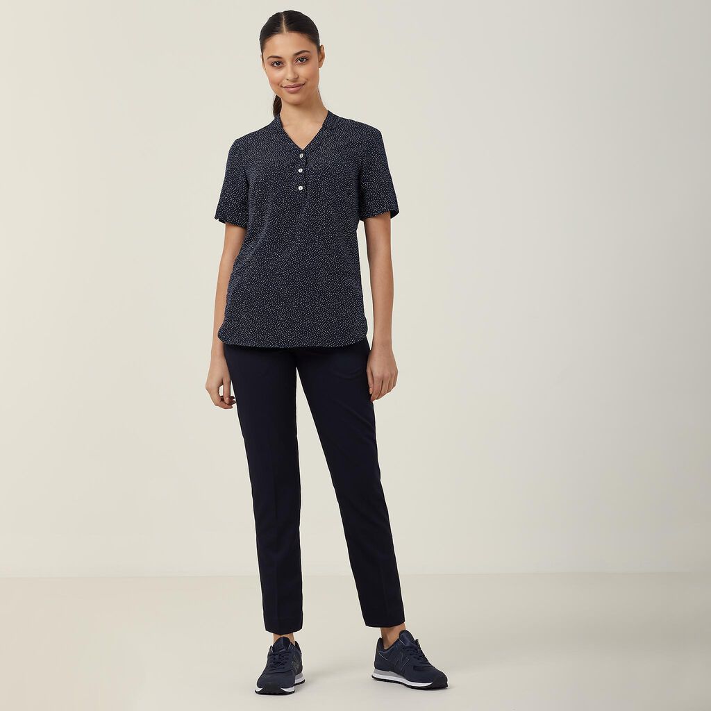 Silvi Spot Print Short Sleeve Tunic