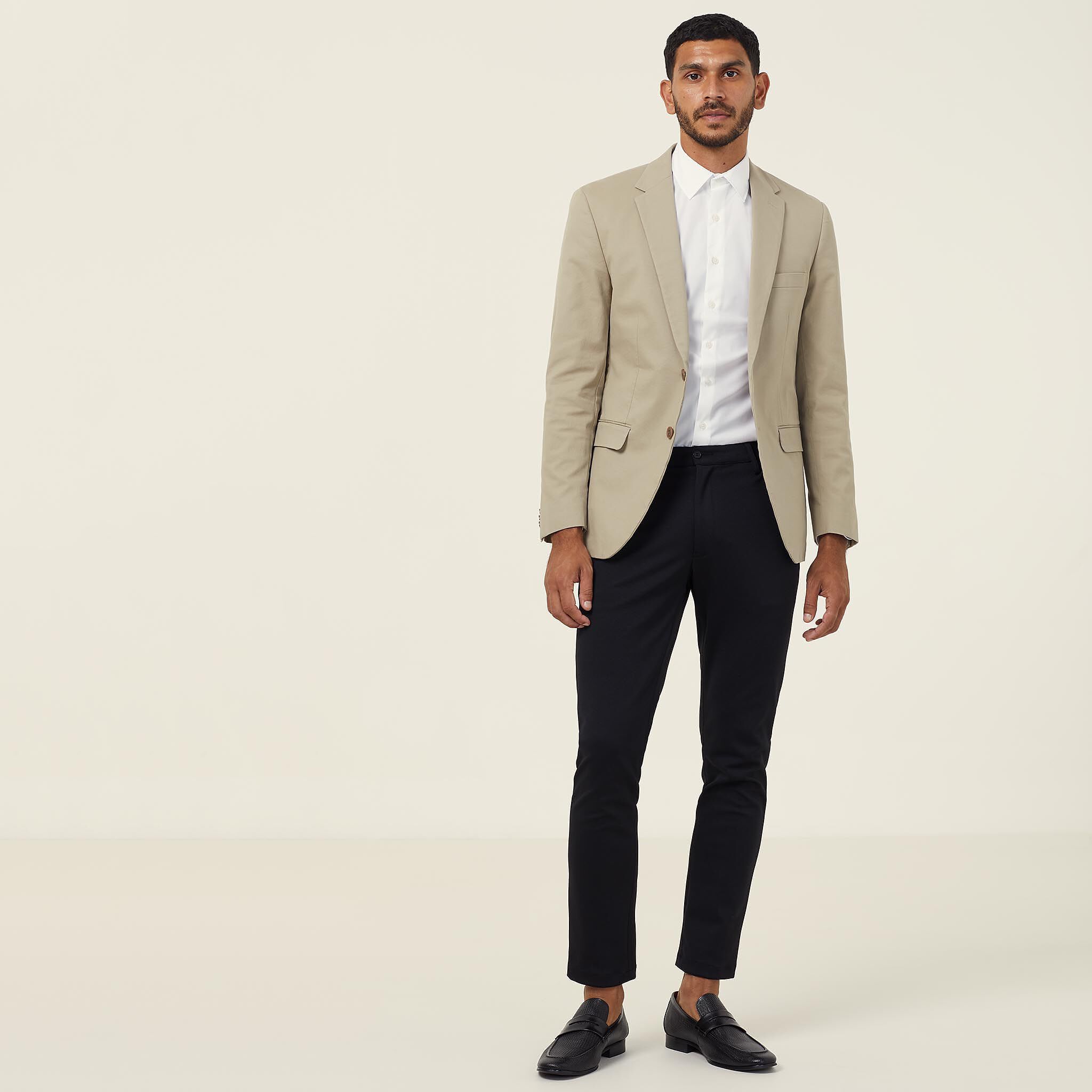 Stretch Cotton Blazer