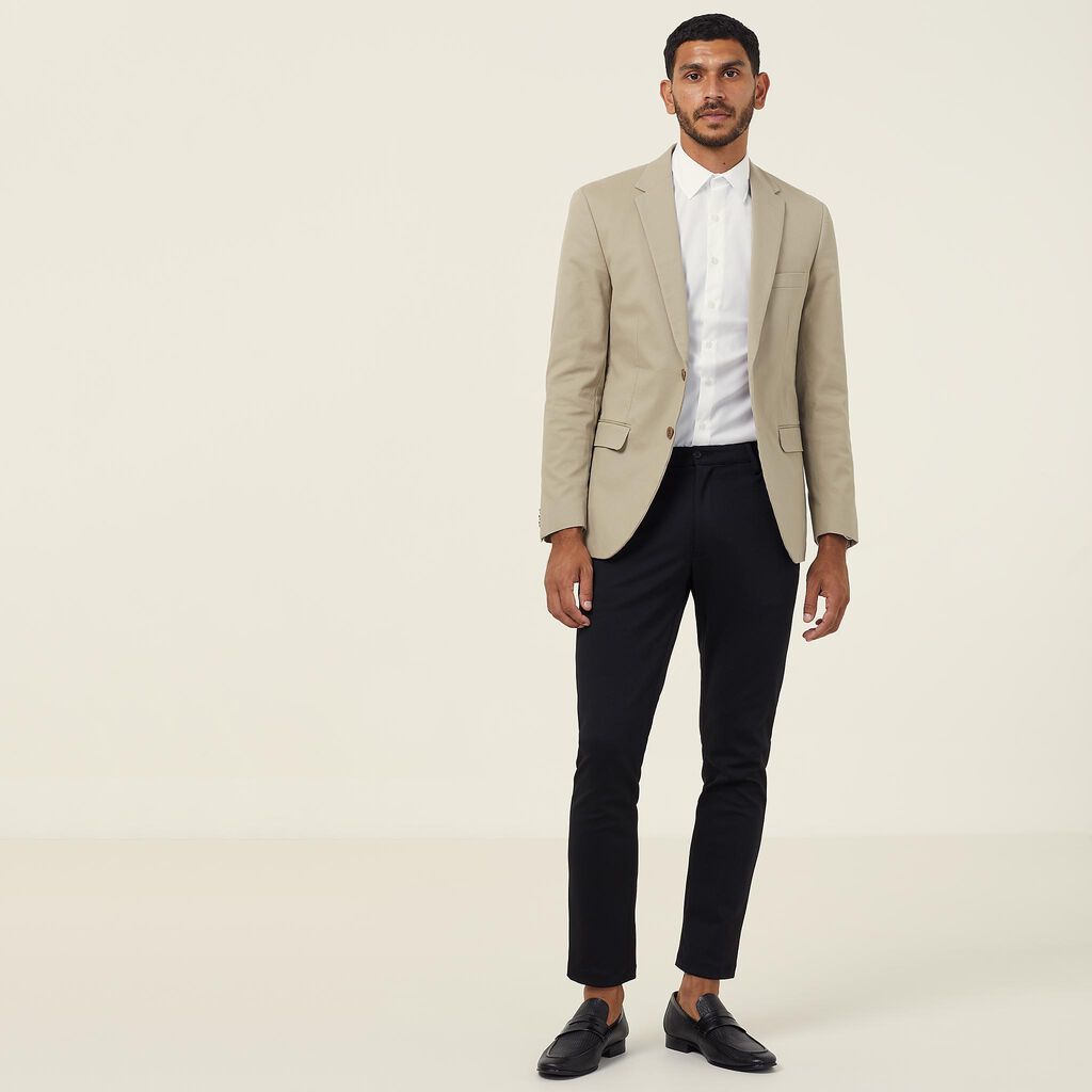 Stretch Cotton Blazer
