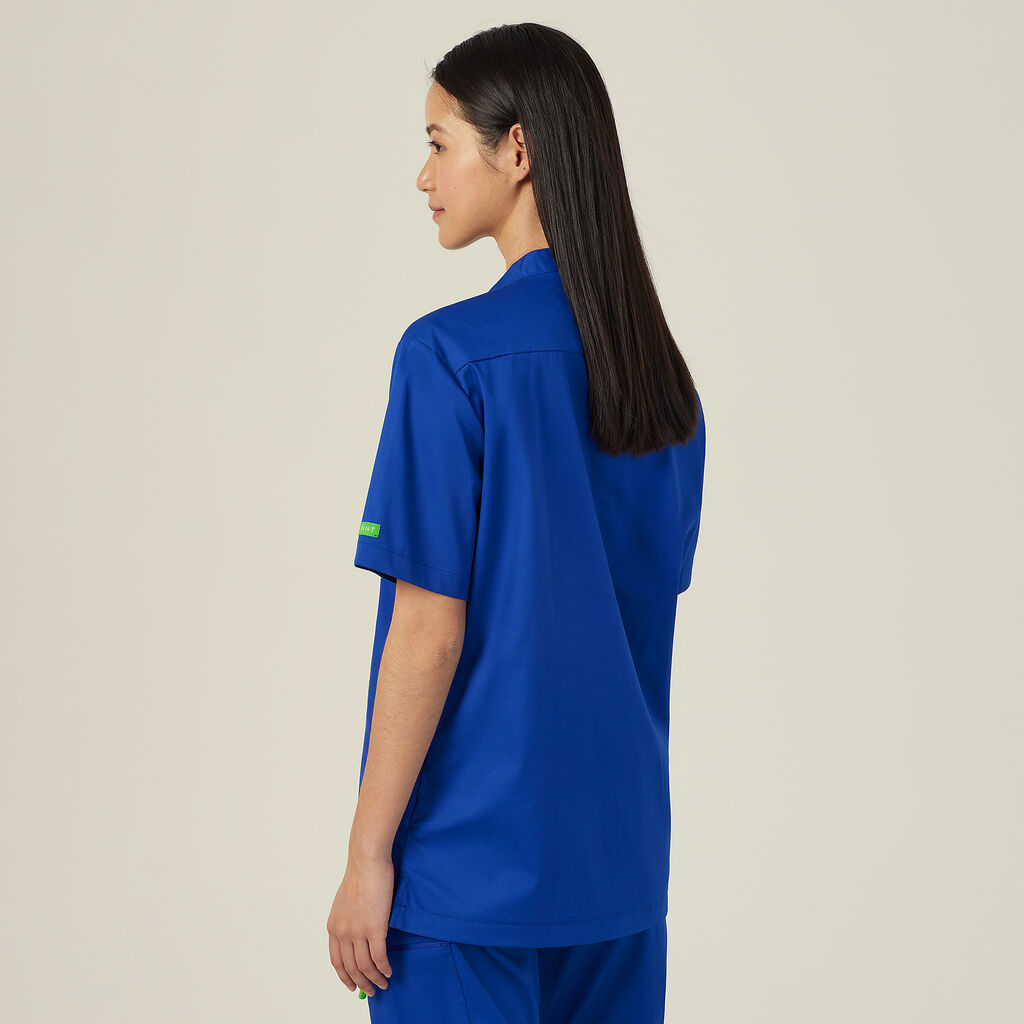 Next-Gen Antibacterial Active Doherty Mandarin Collar Scrub Top
