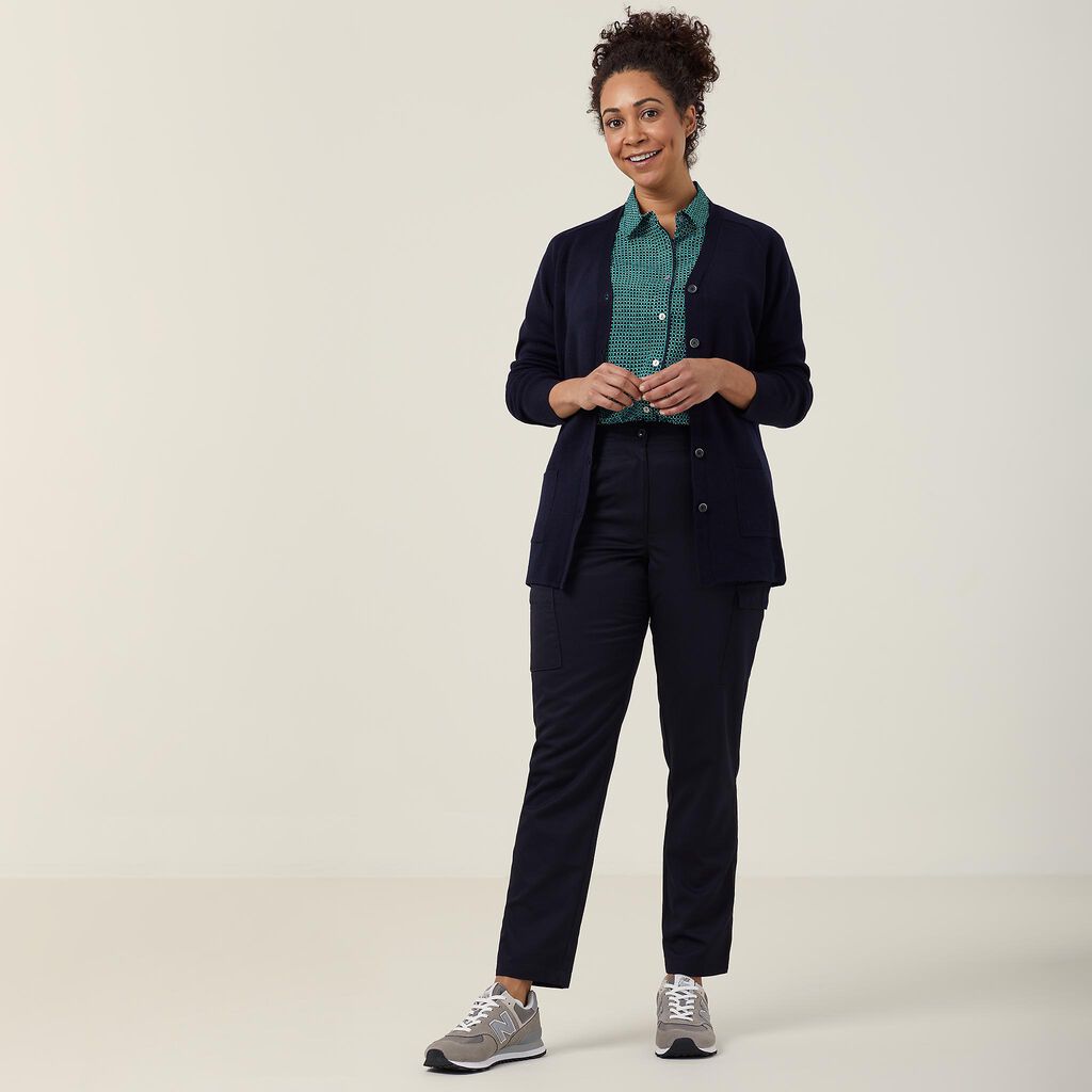 Wool Rich V-Neck Cardigan