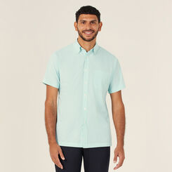Short Sleeve Button Down Collar Shirt