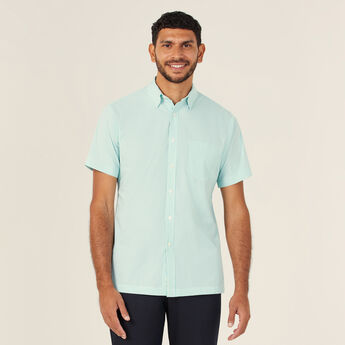 Short Sleeve Button Down Collar Shirt