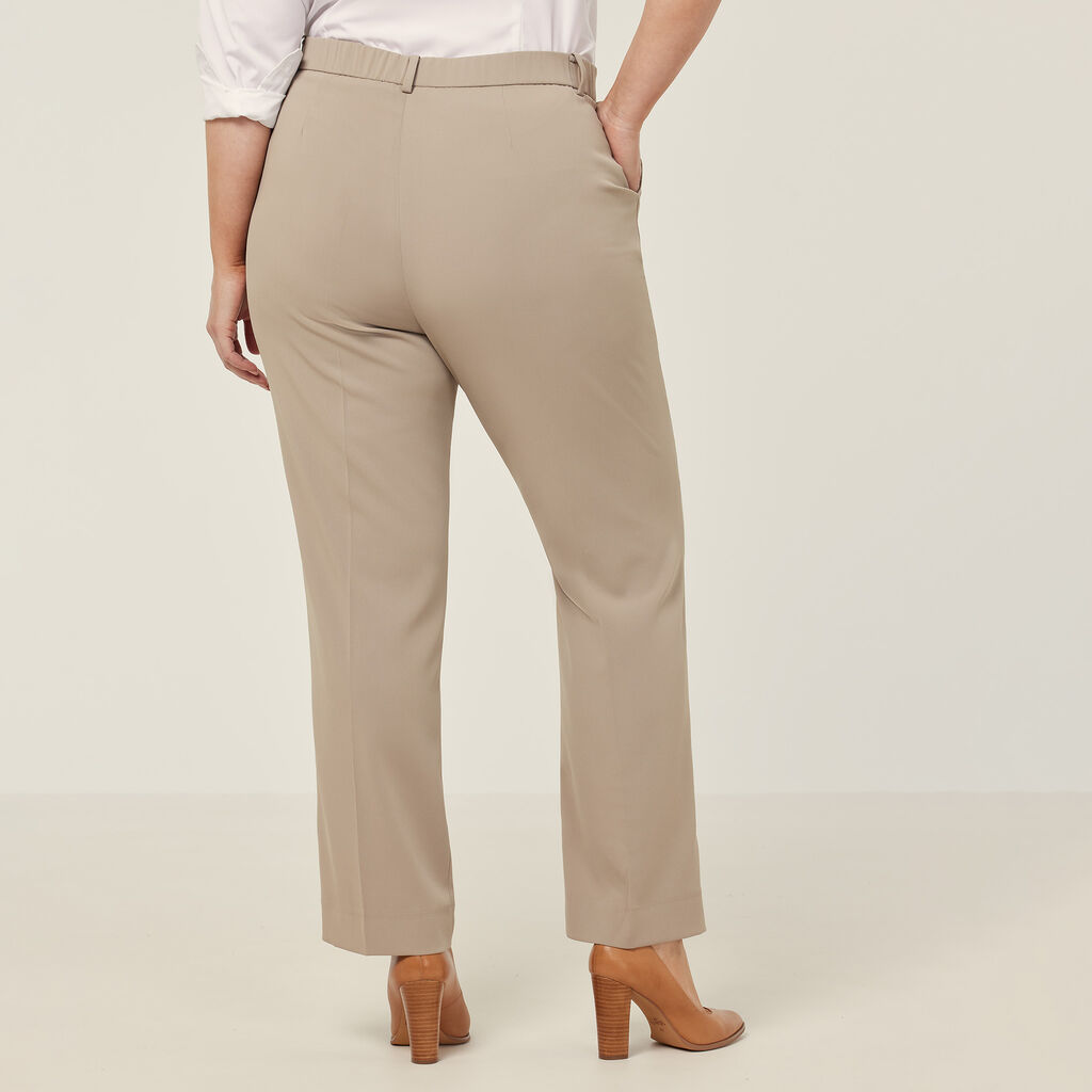 Crepe Stretch Straight Leg Pant