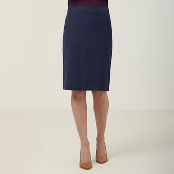 Sharkskin Detail Pencil Skirt