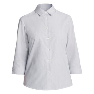 Textured Stripe 3/4 Sleeve Shirt