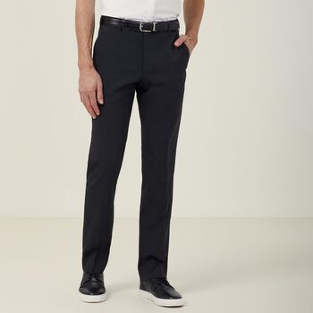 Stretch Wool Blend Slim Leg Pant