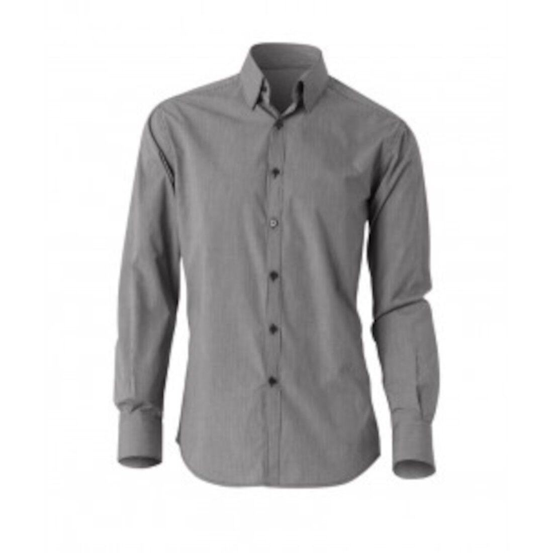 Long Sleeve Button Down Under Collar 