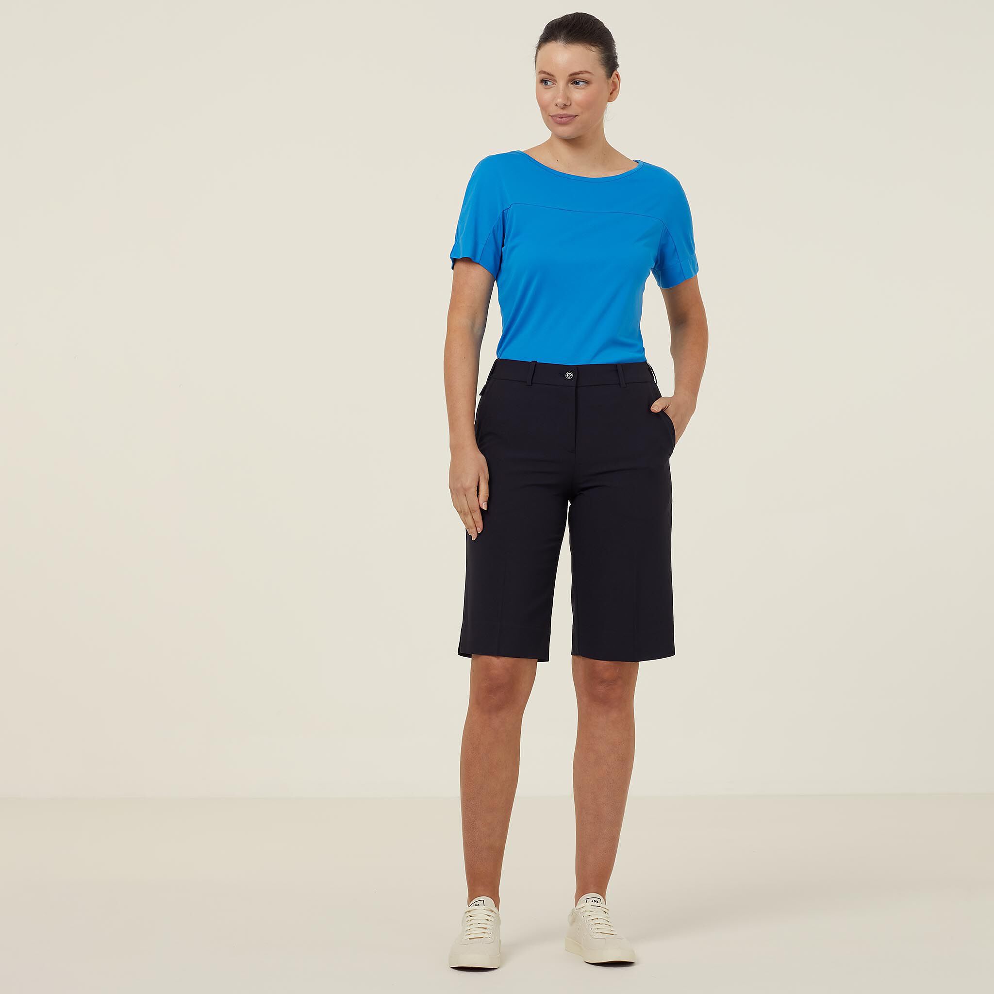 Elastic Waist Short, navy | NNT Uniforms