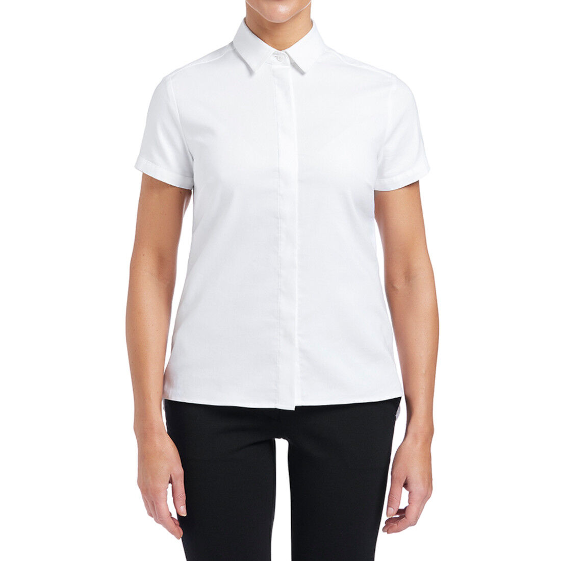 white short sleeve tunic
