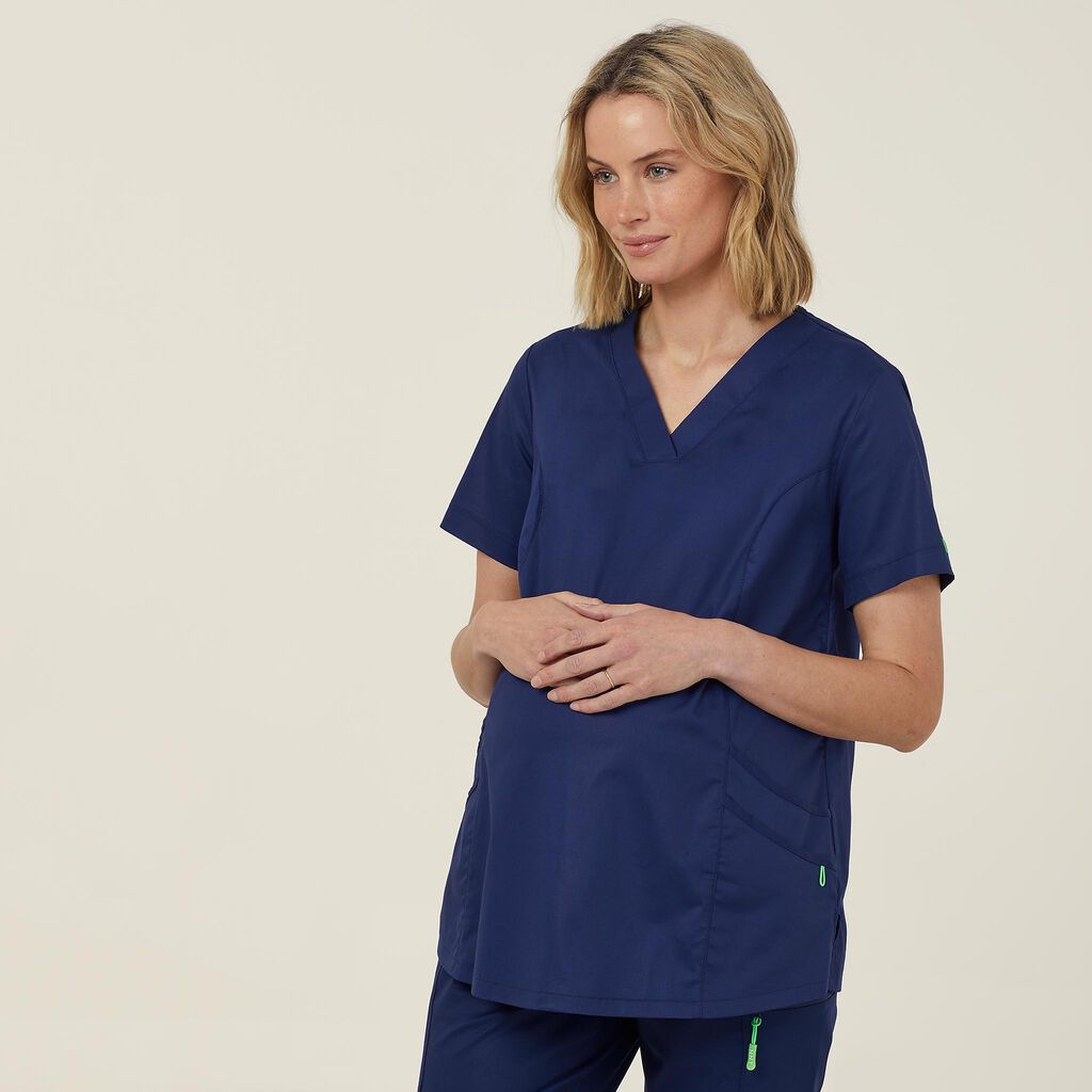 Maternity V Neck Scrub Top