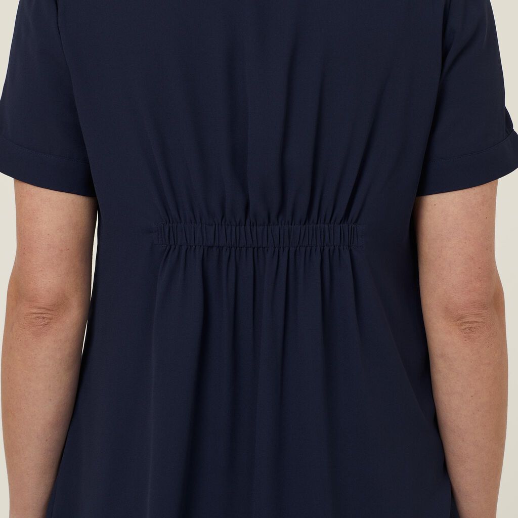 Hurry up Seminary lost heart Georgie Maternity Shirt, navy | NNT Uniforms