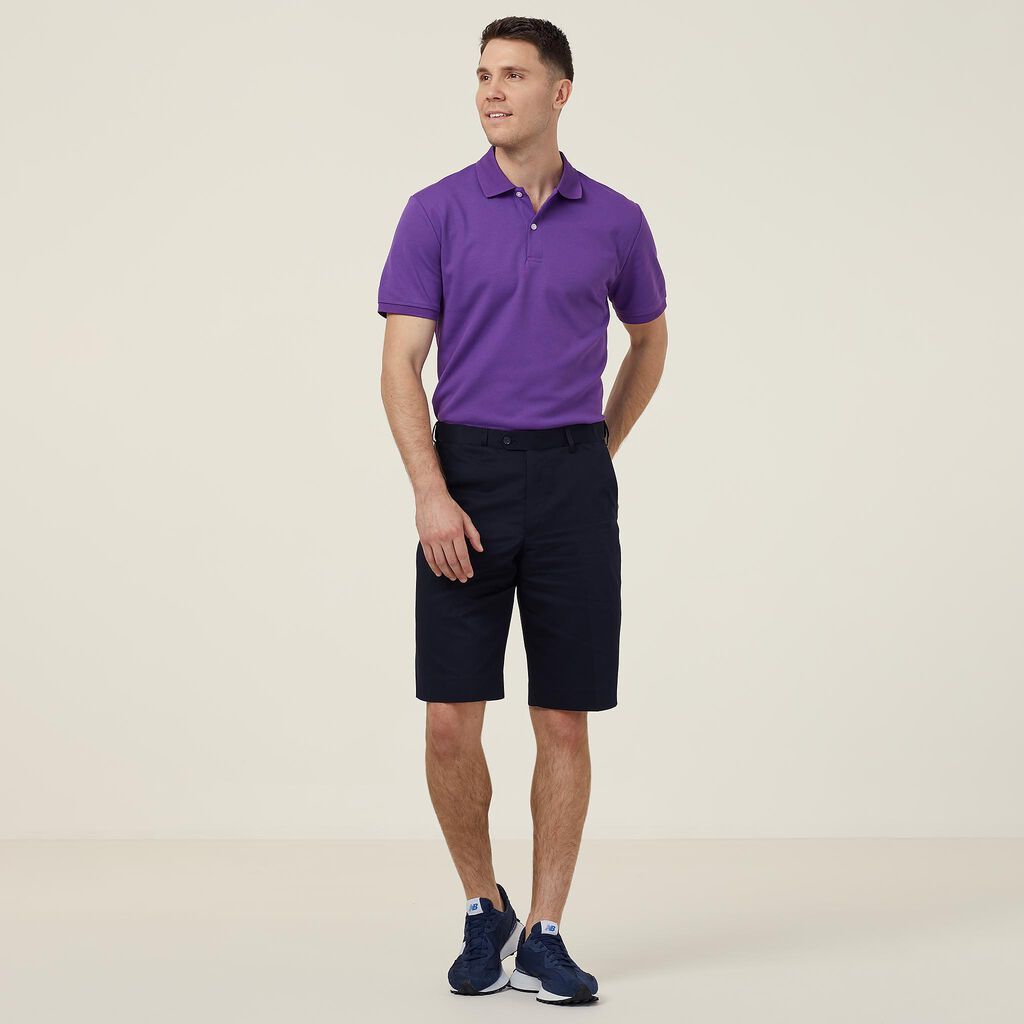 Antibacterial Polyface Short Sleeve Polo
