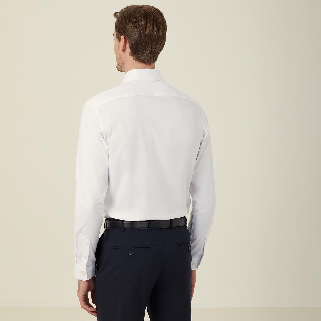 Honeycomb Dobby Stretch Long Sleeve Shirt