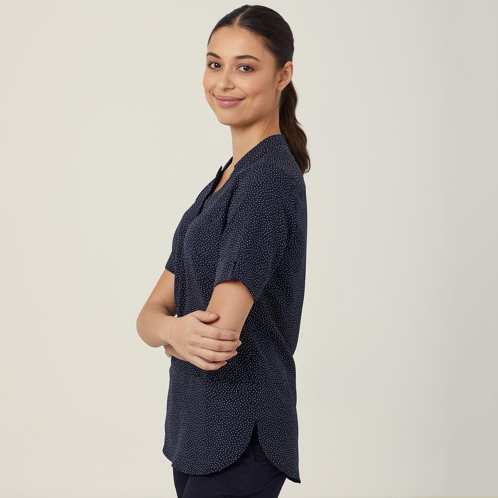Silvi Spot Print Short Sleeve Tunic