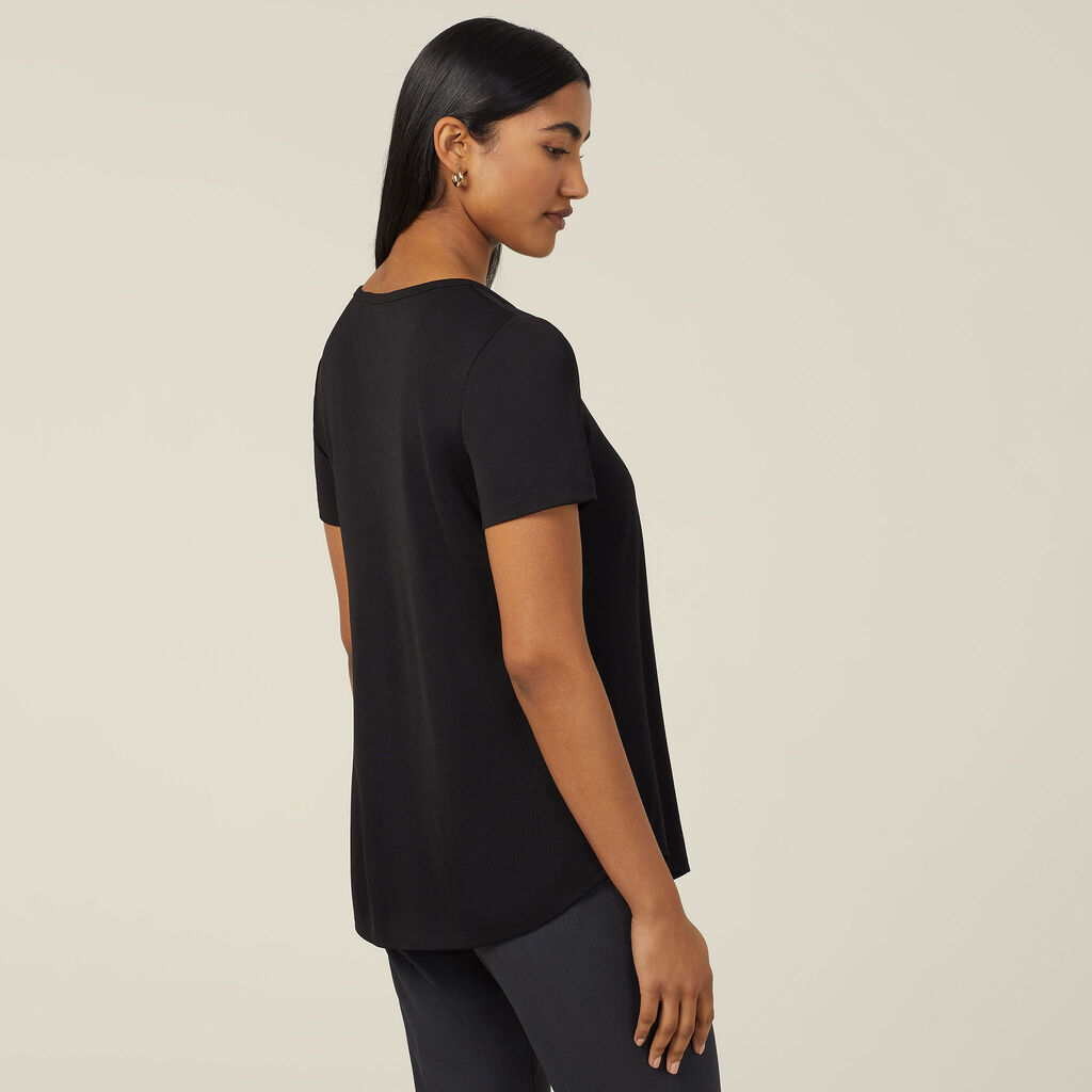 Matt Jersey Short Sleeve Swing Top