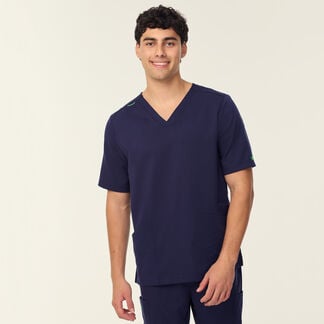 Antibacterial Flex-Ease V Neck Scrub Top