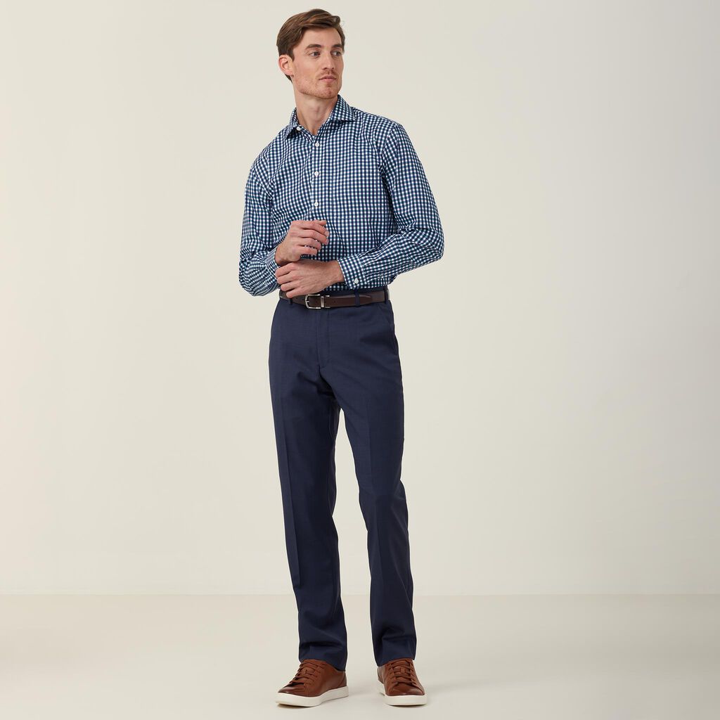 Dobby Check Long Sleeve Shirt