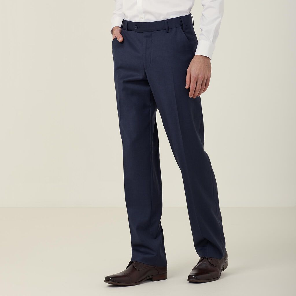 Sharkskin Flat Front Pant