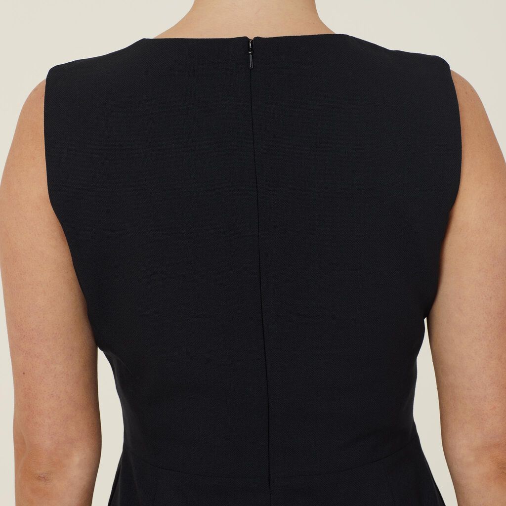 Dobby Stretch Sleeveless Dress