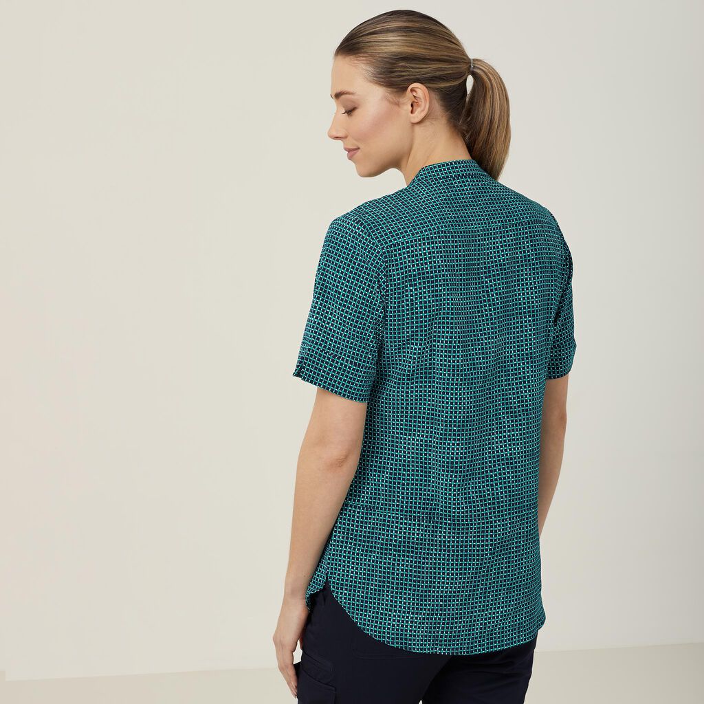 Pixel Print Short Sleeve Tunic
