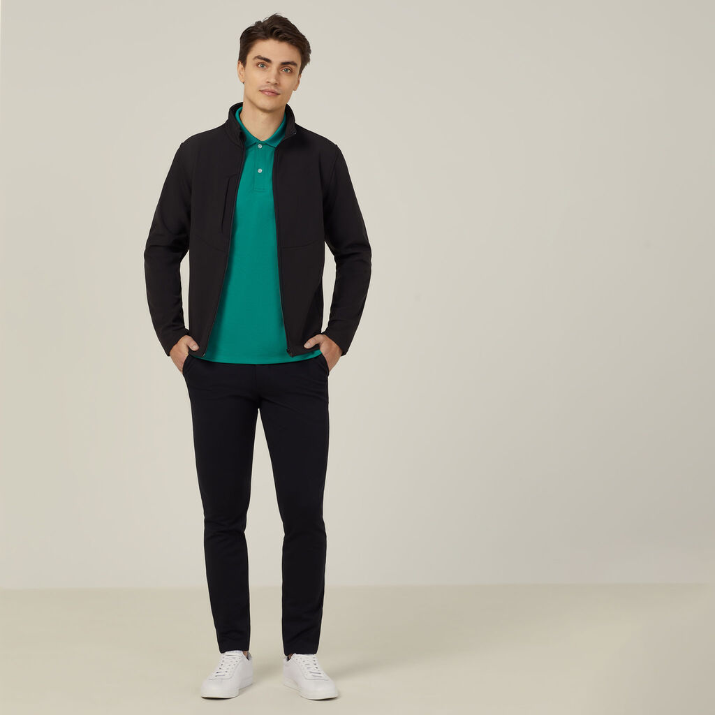 Bonded Fleece Zip Jacket