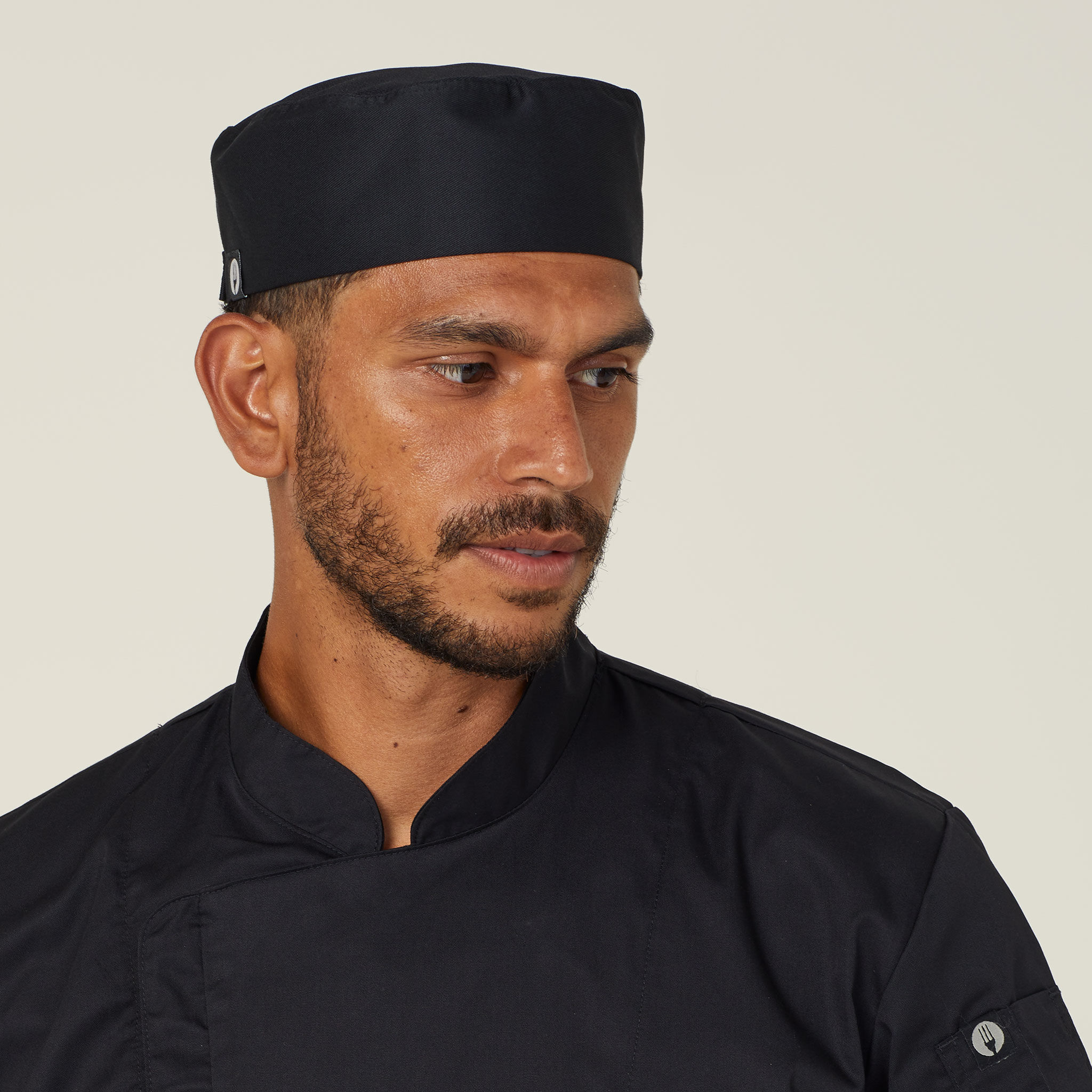 Chef Works Cool Vent Chef Beanie, black 