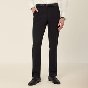 Wool Blend Twill Secret Waist Tailored Pant