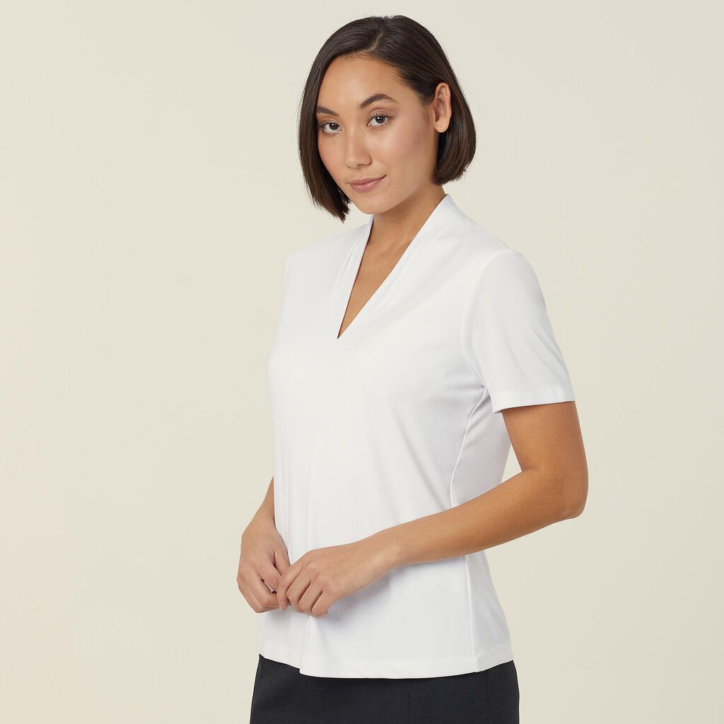 Matt Jersey V-Neck Top