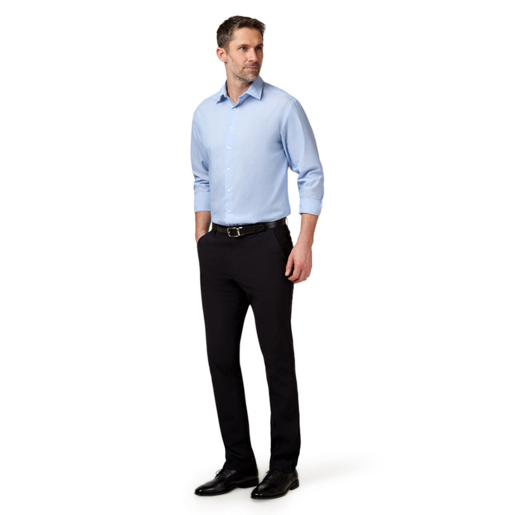 Poly Cotton End On End Long Sleeve Shirt