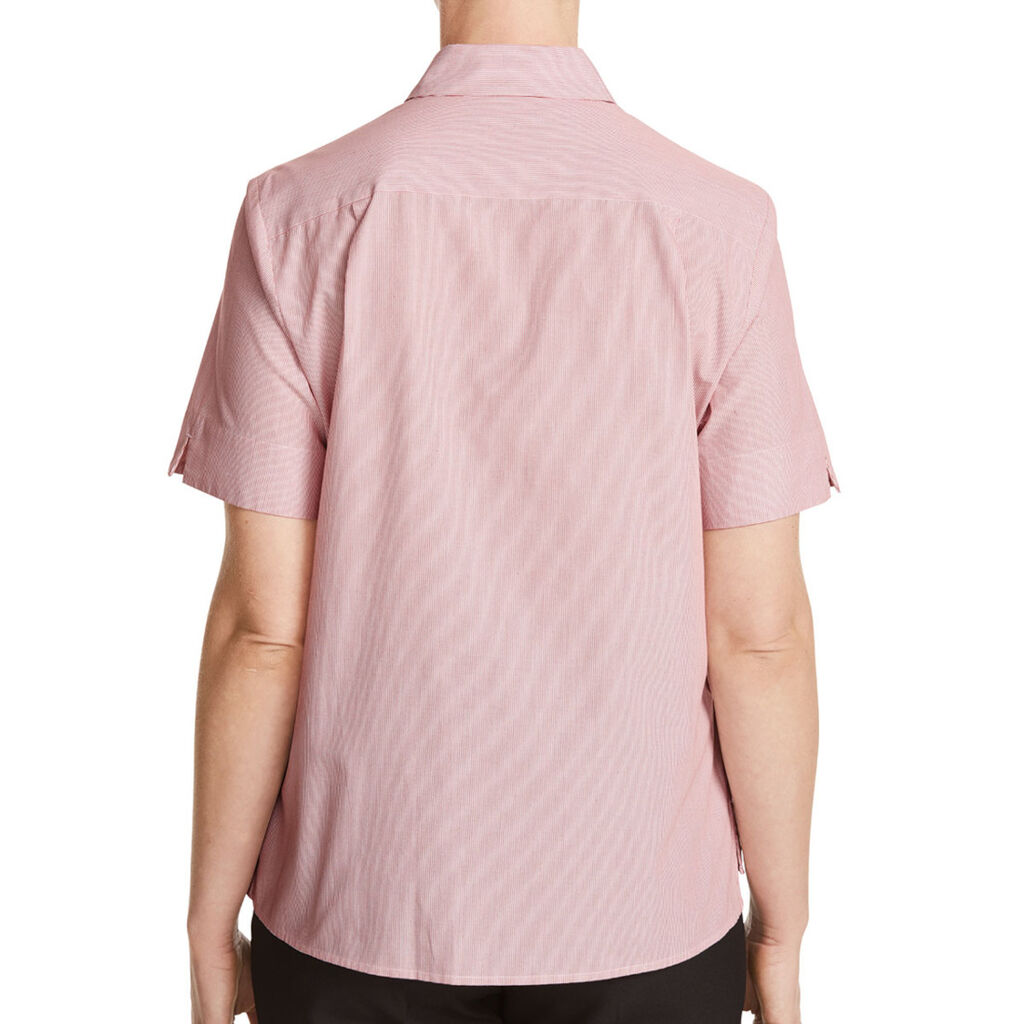 Textured Stripe Short Sleeve Shirt