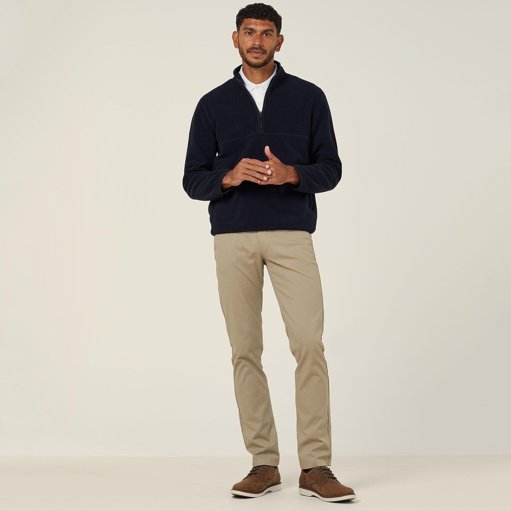 Polar Fleece Zip Neck Pullover