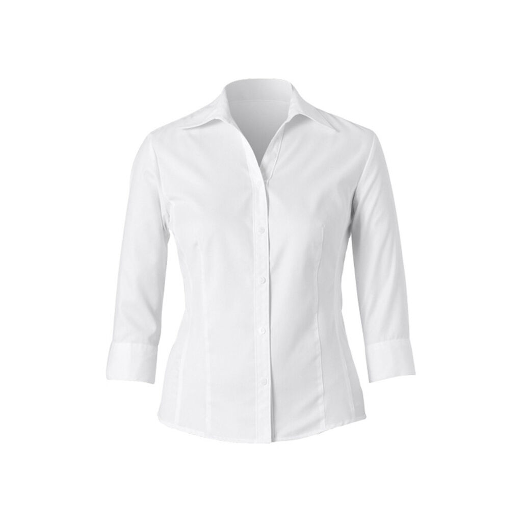 Textured Twill 3/4 Darted Shirt