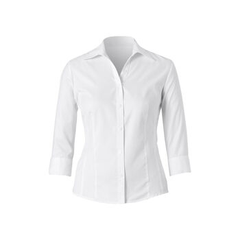 Textured Twill 3/4 Darted Shirt