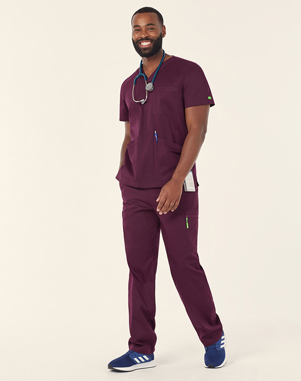 Next-Gen Antibacterial Rontgen Scrub Pant in Blackberry