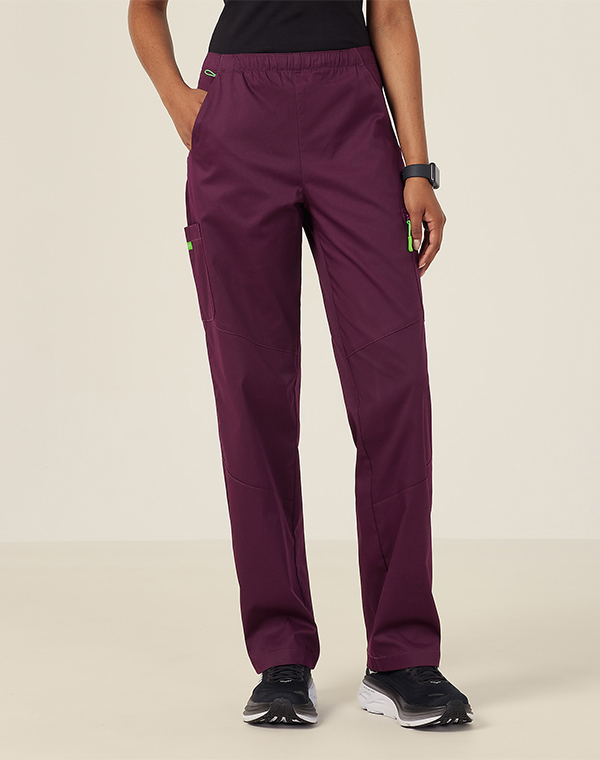 Next-Gen Antibacterial Rontgen Scrub Pant in Blackberry