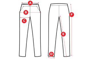 Pants Size Chart Pants Size Chart