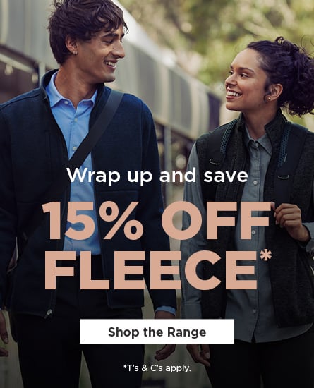 15% off Fleece*