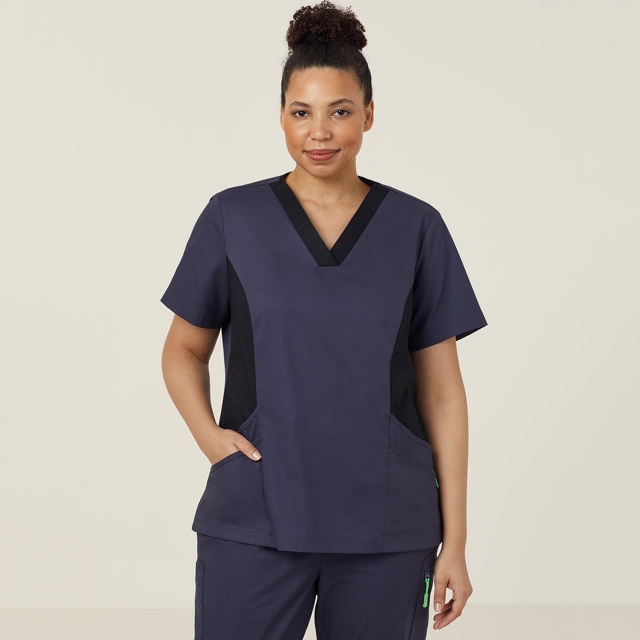 Next-gen Antibacterial Maternity Scrub Top CATULJ
