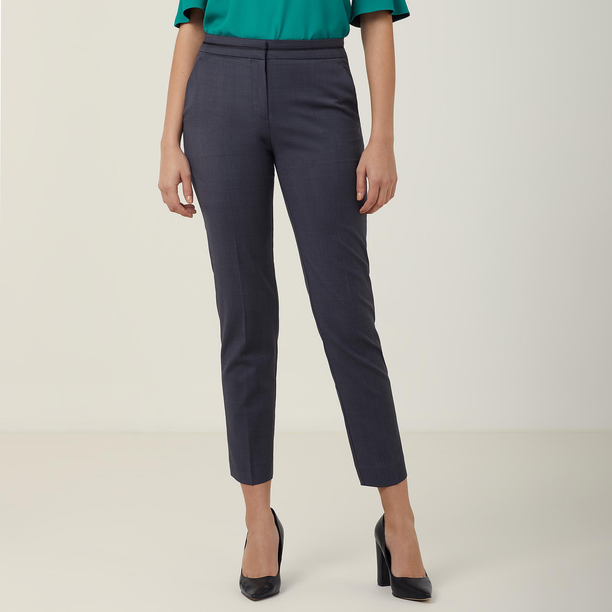 Saddlebred Sharkskin Straight Fit Pants Size 40X29