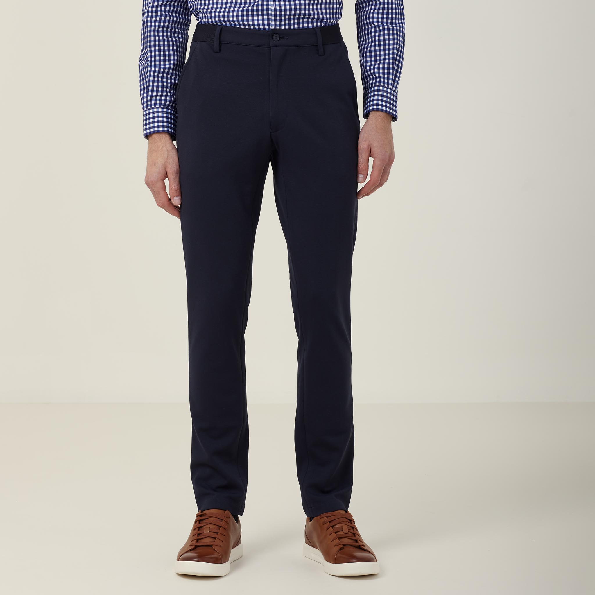 Foiled Heavy Knit Slim Fit Pants main image 0