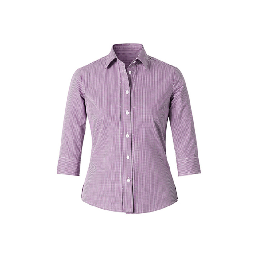 Cropped 3/4 Sleeve 'Silver' Shirt main image 0